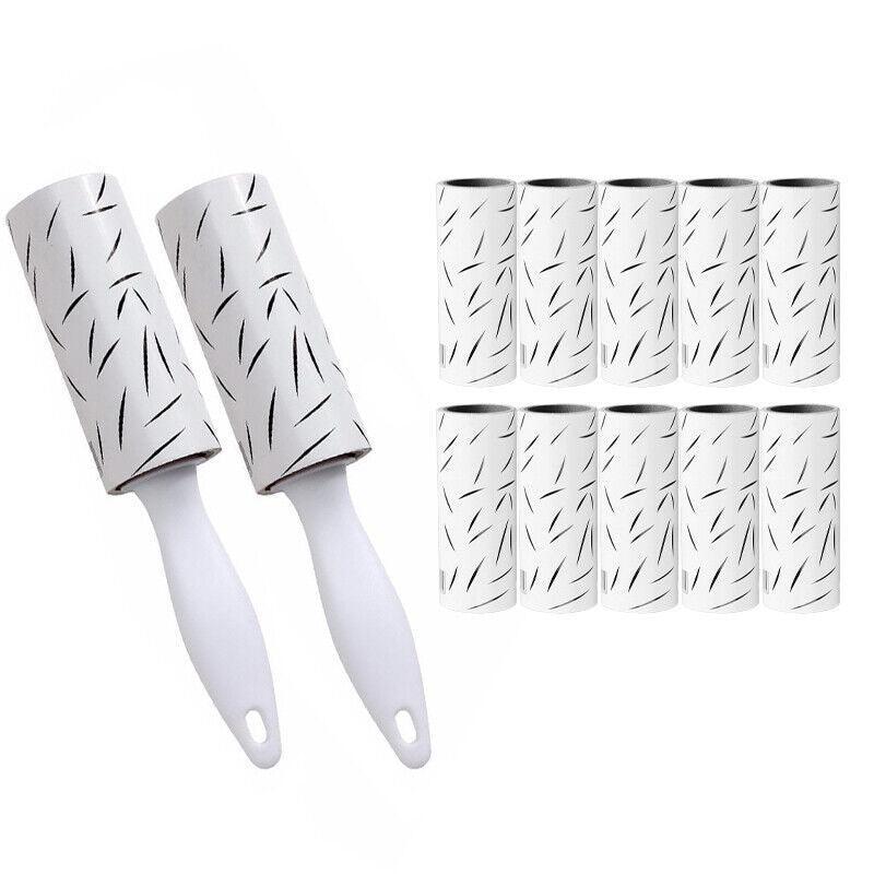 Lint Roller With Refills Sticky Remover Pet Dog Hair Clothes Dust Sofa Cleaning