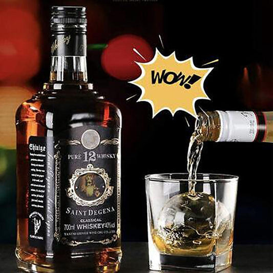 Large Ice Cube Tray Ball Maker Big Silicone Mold Sphere Whiskey Round Mould