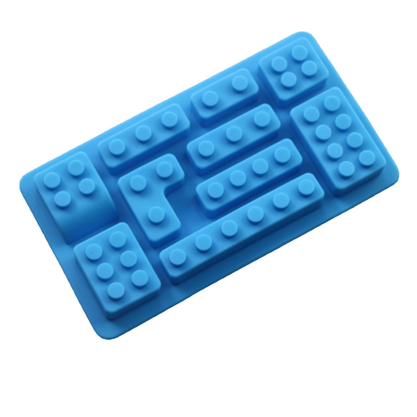 Brick Figure Man Silicone Mold Chocolate Block Cake Mould Ice Cube Tray