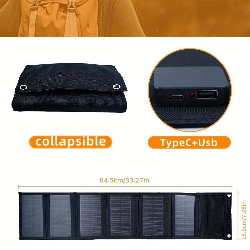 NNETM Foldable 60W Portable Solar Charging Panel