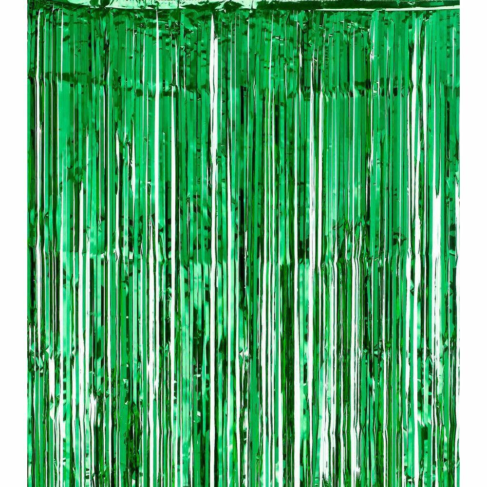 Metallic Tinsel Curtain Foil Backdrop Function Party Decoration Birthday Event
