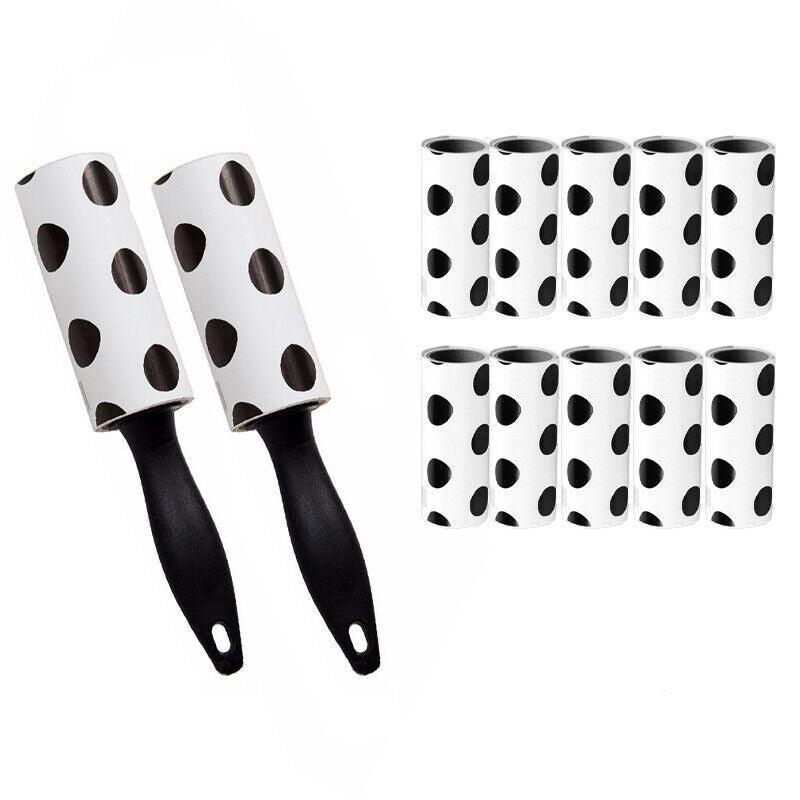 Lint Roller With Refills Sticky Remover Pet Dog Hair Clothes Dust Sofa Cleaning